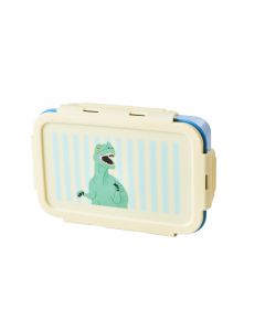 Lunchbox von RICE mit 3 Fächern Dinosaurier Print.