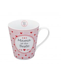 Krasilnikoff Henkeltasse "Mama ist die Beste". 