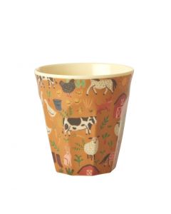 Rice Melamin Kinderbecher klein Schwan Print.