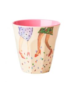 Rice Melamin Becher Dancing Legs Print.