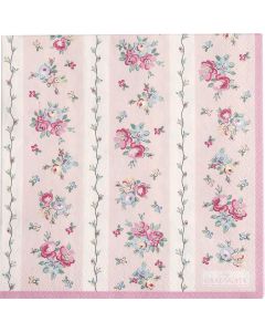 GreenGate Papierservietten 20 Stk. Ava white.