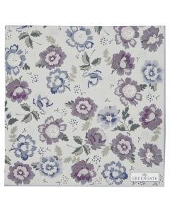 GreenGate Papierservietten 20 Stk. Beatrice pale grey.