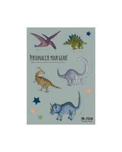 Stickers to Personalize Your Lunchbox with Dinosaur Theme.